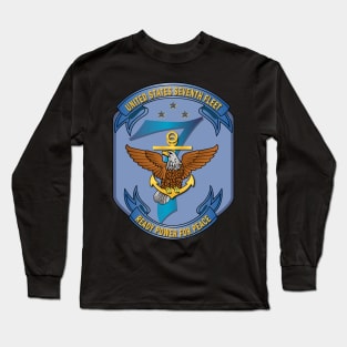 Navy - Seventh Fleet wo Txt Long Sleeve T-Shirt